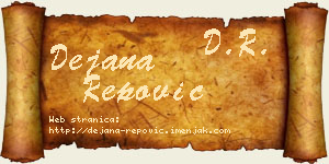 Dejana Repović vizit kartica